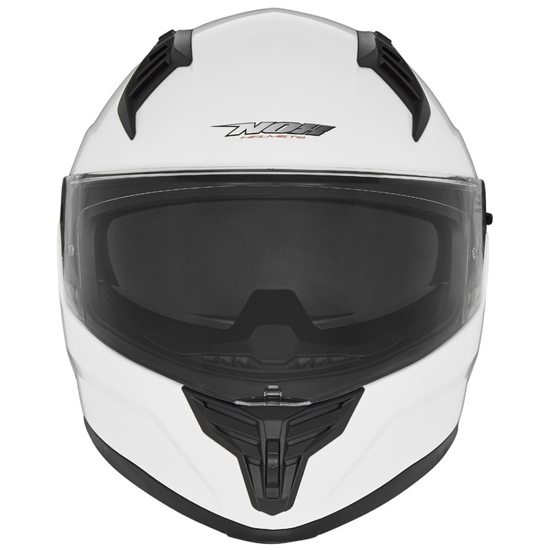 Integrēta motocikla ķivere NOX N401 balta
