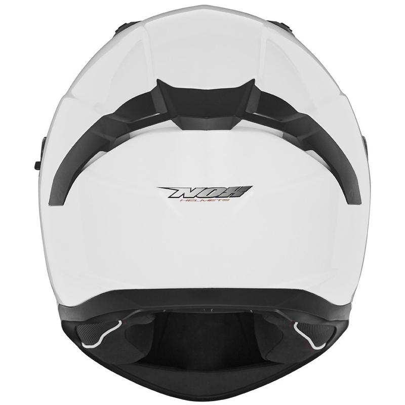 Integrēta motocikla ķivere NOX N401 balta