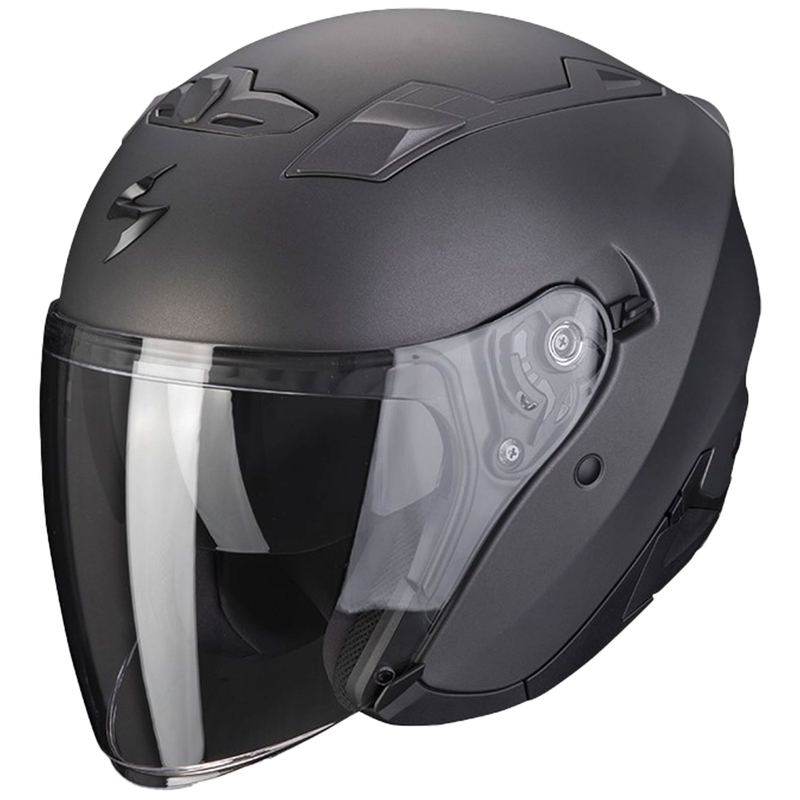 Atvērtā moto ķivere SCORPION EXO-230 Solid matēta antracīta krāsā