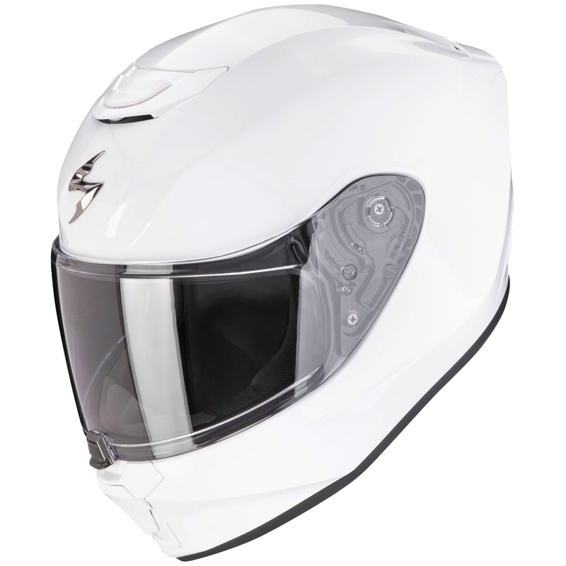 Scorpion EXO-JNR AIR SOLID bērnu slēgta motocikla ķivere, balta