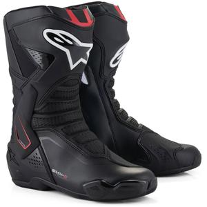 Alpinestars SMX-6 3 melni un sarkani motocikla zābaki