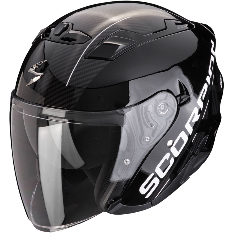 Atvērtā moto ķivere SCORPION EXO-230 QR melns-sudrabs izpārdošana