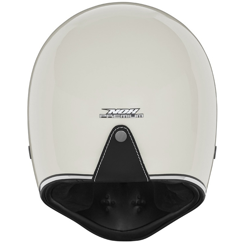 Integrālā motociklista ķivere NOX PREMIUM SEVENTY II ziloņkaula balta