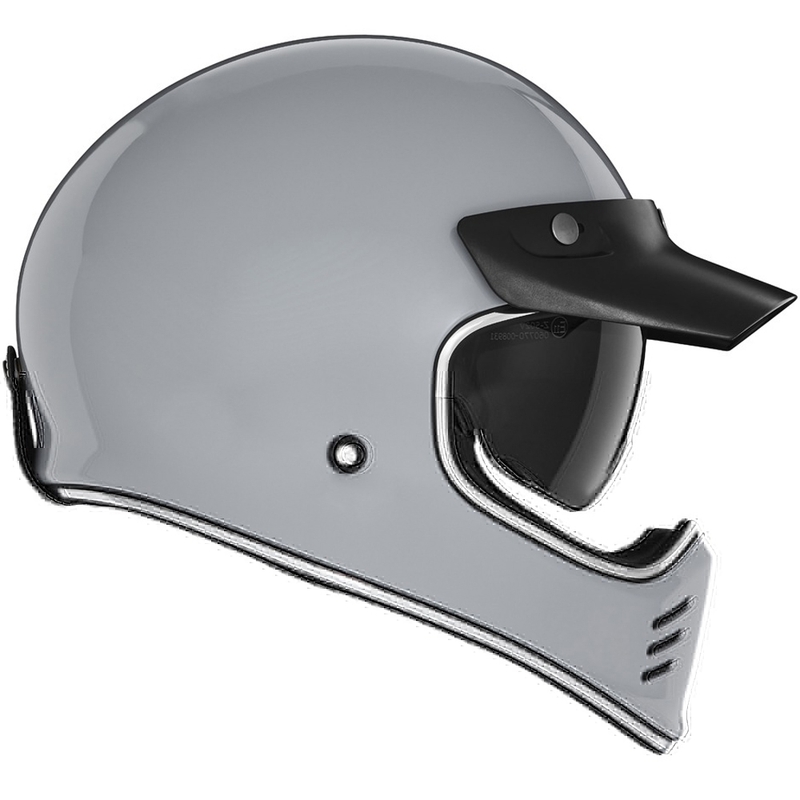 Integrālā motociklista ķivere NOX PREMIUM SEVENTY II pelēka