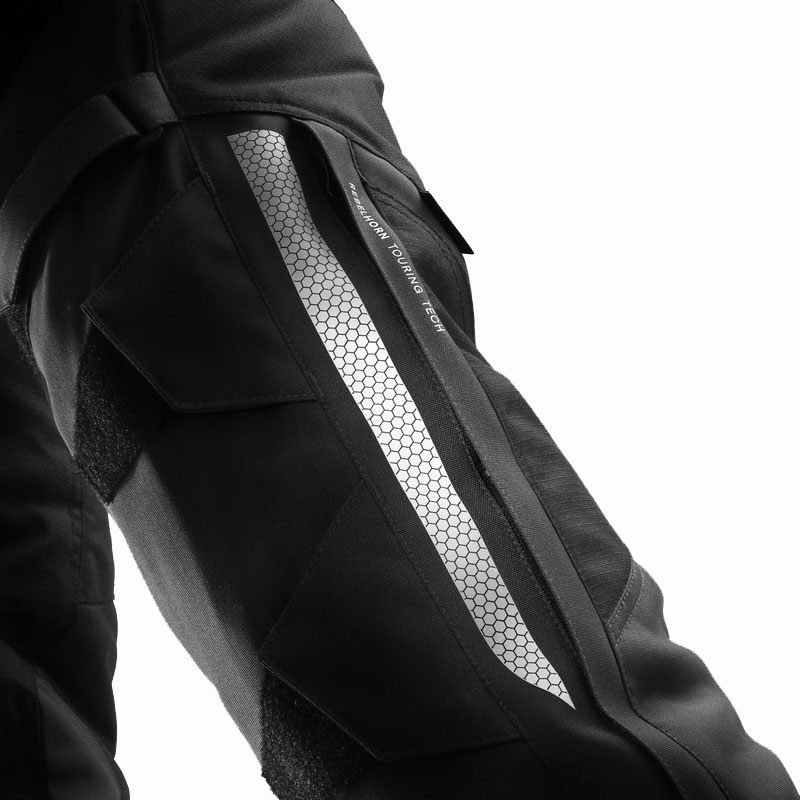Rebelhorn Hardy 3.0 motocikla bikses melns-pelēks