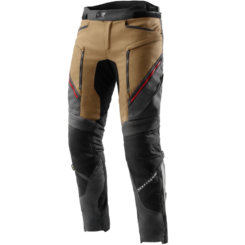 Rebelhorn Hardy 3.0 Motocikla bikses bēšs-pelēks-sarkans