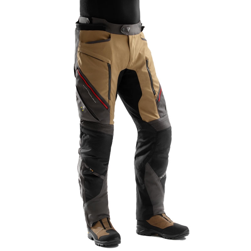 Rebelhorn Hardy 3.0 Motocikla bikses bēšs-pelēks-sarkans