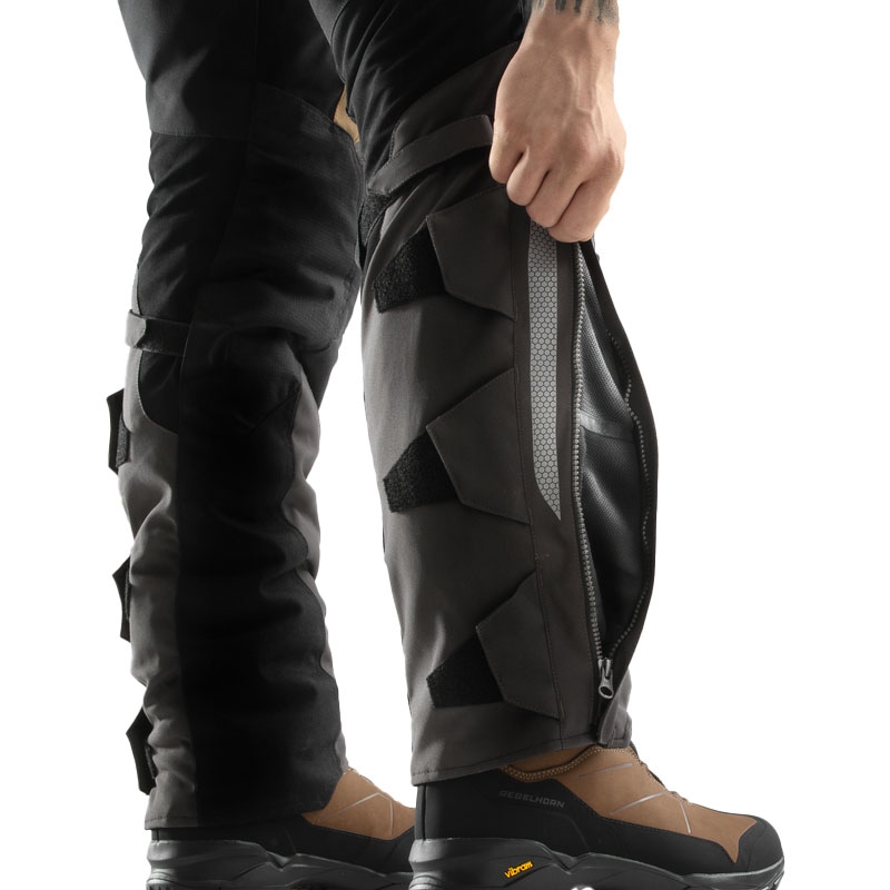 Rebelhorn Hardy 3.0 Motocikla bikses bēšs-pelēks-sarkans
