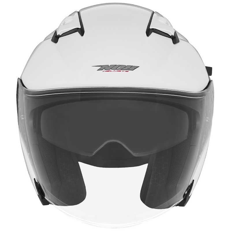 Atvērtā motociklu ķivere NOX N130 balta