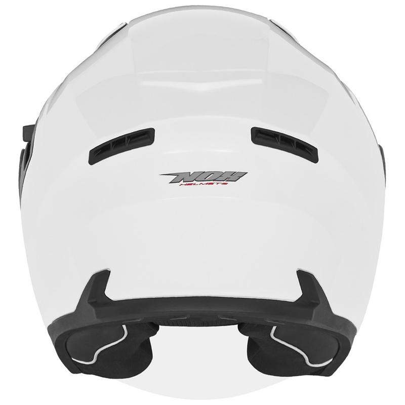 Atvērtā motociklu ķivere NOX N130 balta