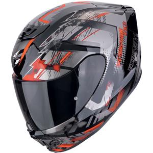 Integrālā motociklista ķivere Scorpion EXO-391 CLUTTER melns-arkans