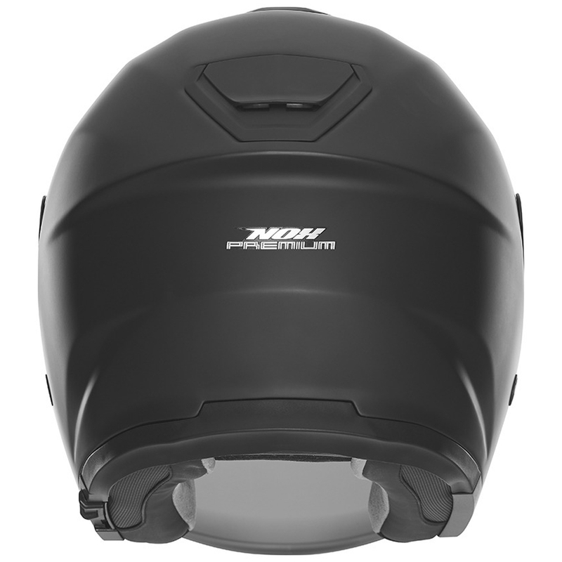 Atvērtā moto ķivere NOX PREMIUM SPY matēts melns