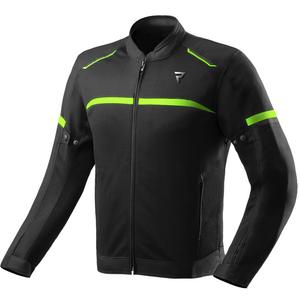 Rebelhorn Echo melni-fluo dzeltena motocikla jaka