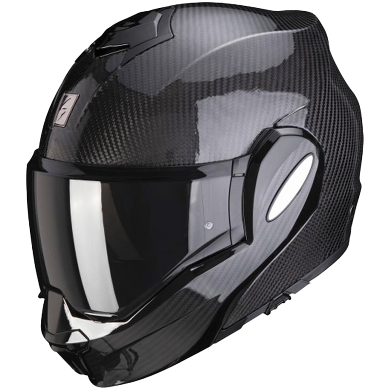 Scorpion EXO-TECH EVO Carbon melna spīdīga spīdīga ķivere