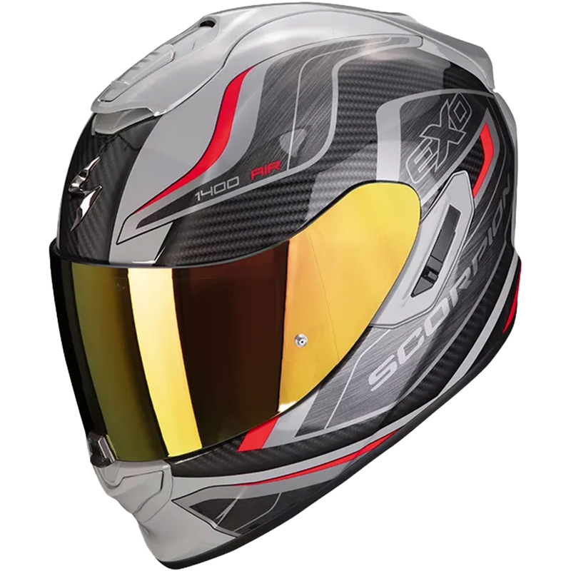 Integrēta moto ķivere Scorpion EXO-1400 EVO Air Attune pelēka-melna-arkana