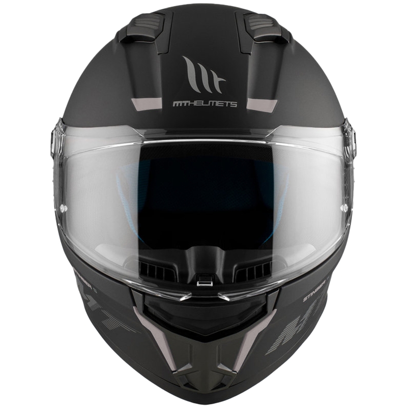 MT Stinger 2 Solid integrālā motocikla ķivere matēts melns