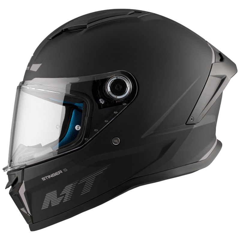 MT Stinger 2 Solid integrālā motocikla ķivere matēts melns