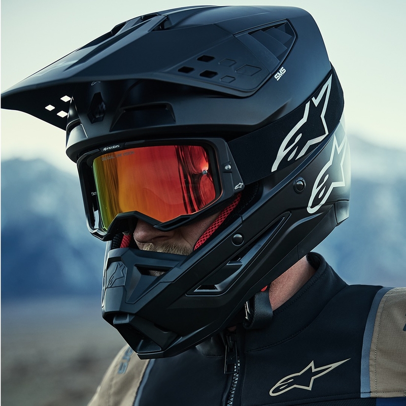 Alpinestars ST-2 Air tumši zilā-tumši haki melnā motocikla jaka