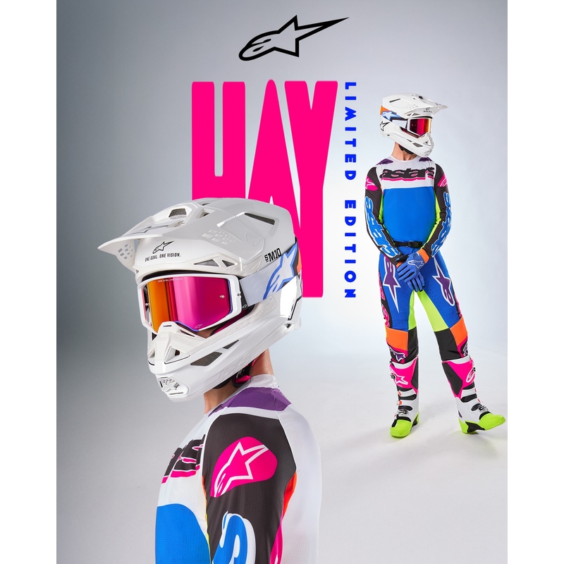 Motokrosa bikses Alpinestars SUPERTECH limited edition HAY multicolor