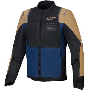 Alpinestars ST-2 Air tumši zilā-tumši haki melnā motocikla jaka