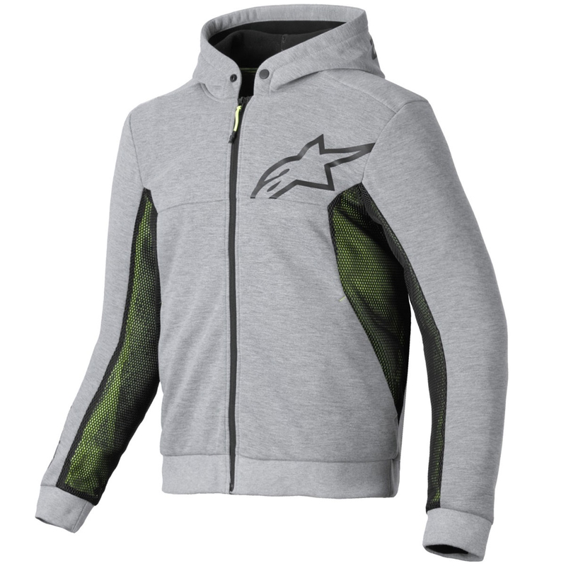 Alpinestars Chrome Air Sport Grey-Black-Dark Khaki motocikla jaka ar kapuci