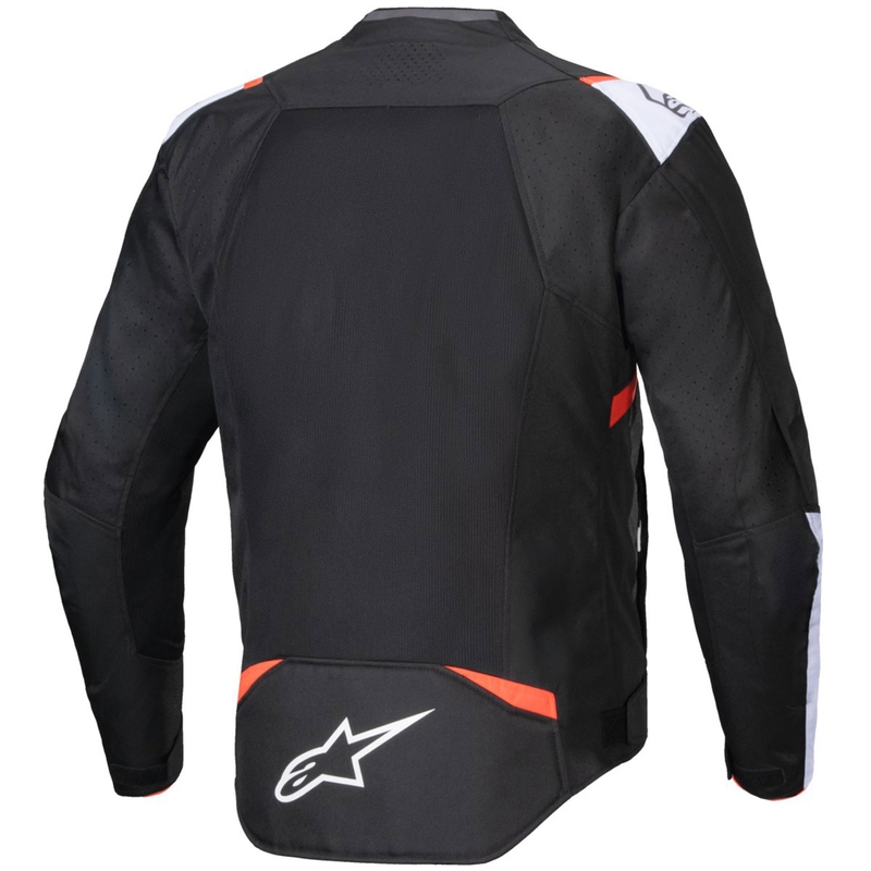 Alpinestars T-SPS Air V2 melns-balts-fluo sarkans motocikla jaka