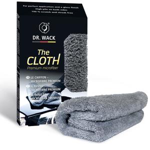 Dr. Wack The Cloth pelēka, bieza, augstākās kvalitātes salvetiņa galīgajai pulēšanai
