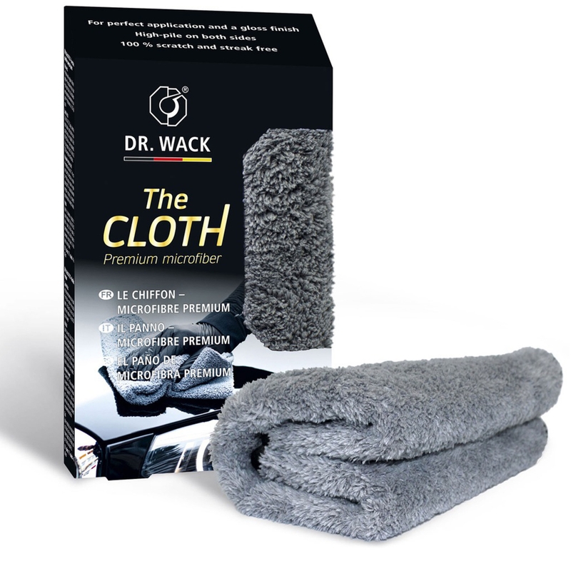 Dr. Wack The Cloth pelēka, bieza, augstākās kvalitātes salvetiņa galīgajai pulēšanai