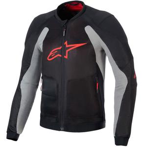 Alpinestars TROOP-AIR Black-Light Grey-Red motocikla jaka