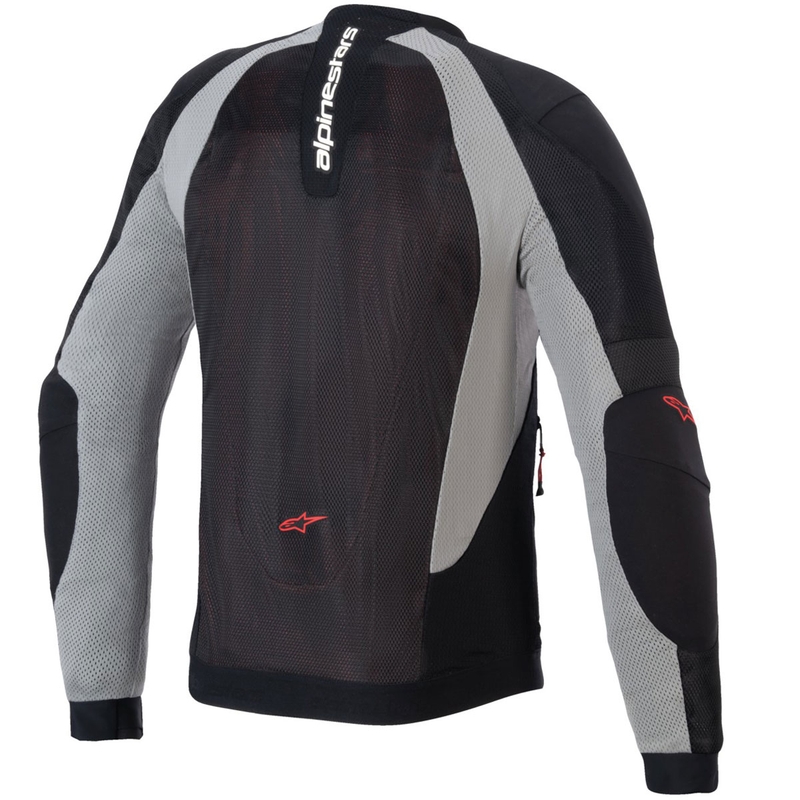 Alpinestars TROOP-AIR Black-Light Grey-Red motocikla jaka
