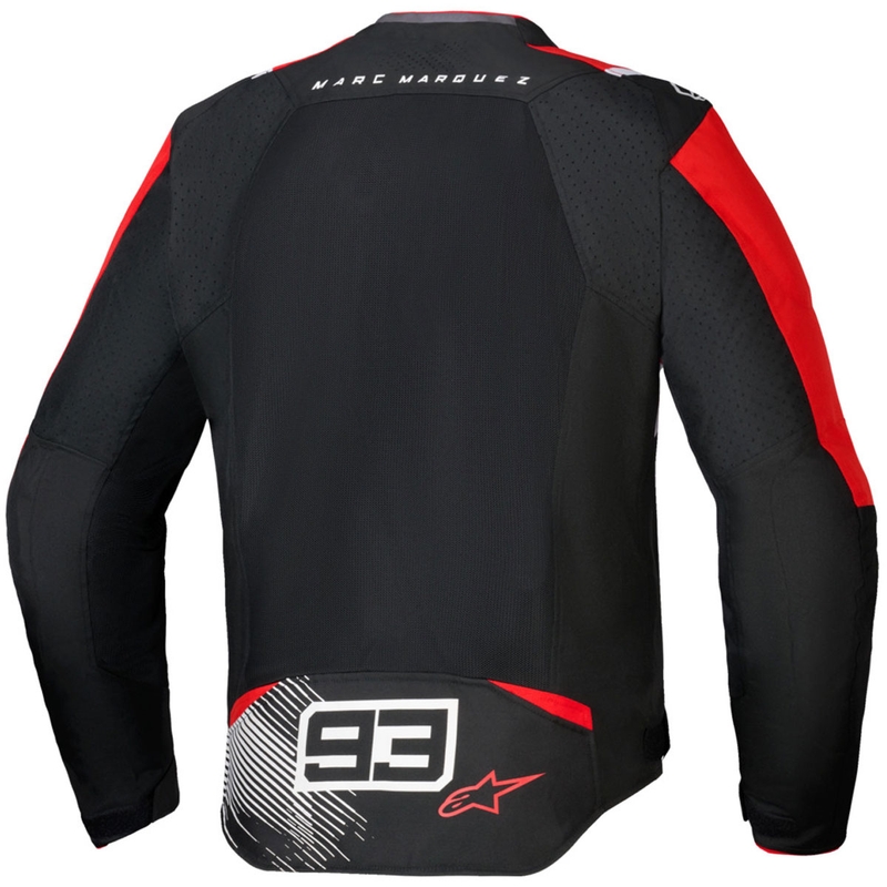 Alpinestars T-SPS Air V2 MM93 collection sarkanā-melnā-baltā motocikla jaka