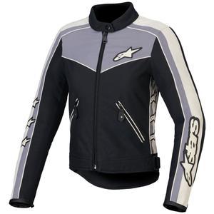 Alpinestars Sieviešu Stella T-Dyno ūdensizturīga motocikla jaka Black-Dark Grey-Grey-Beige sieviešu motocikla jaka