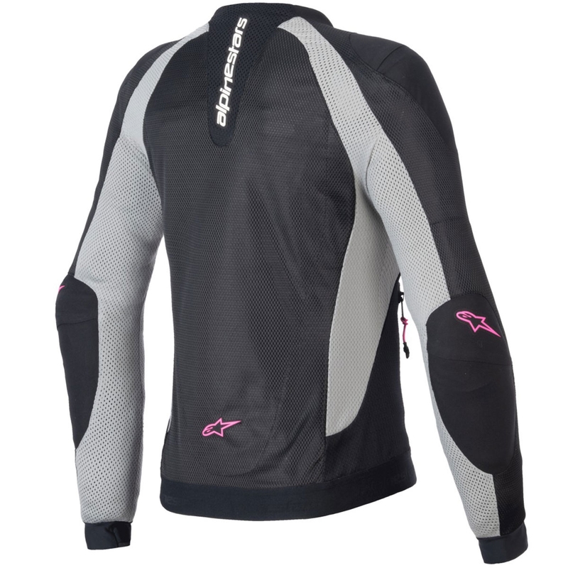 Alpinestars Sieviešu STELLA TROOP-AIR Black-Gray-Fluo Pink motocikla jaka