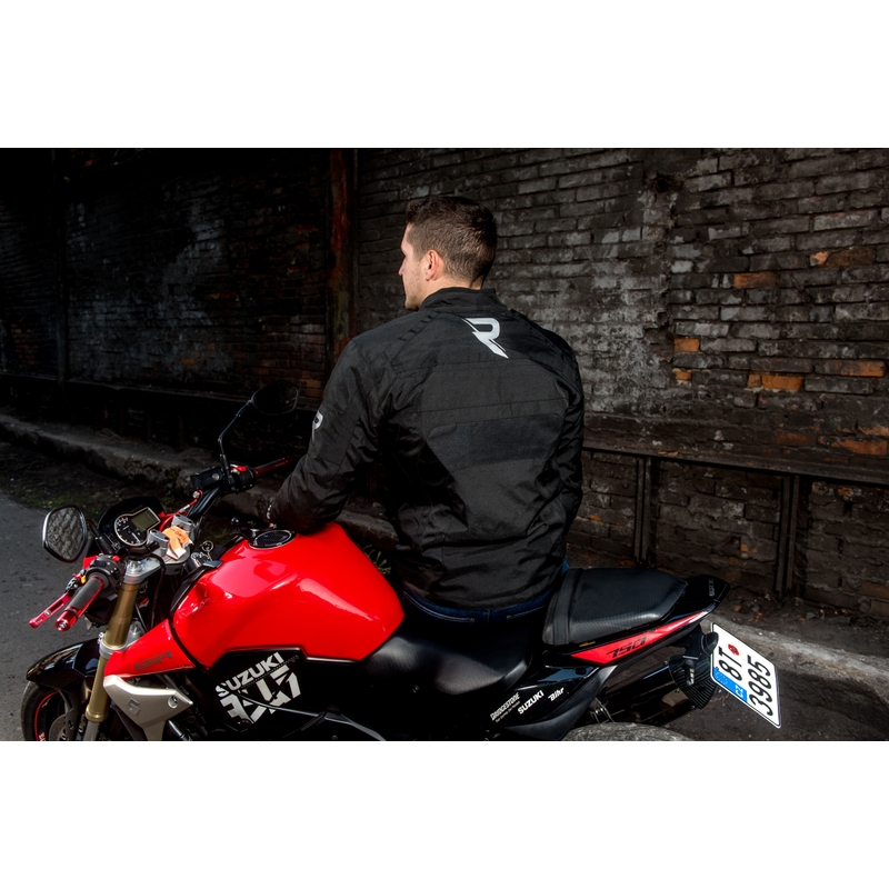 Bunda na motorku Street Racer Definit černá výprodej