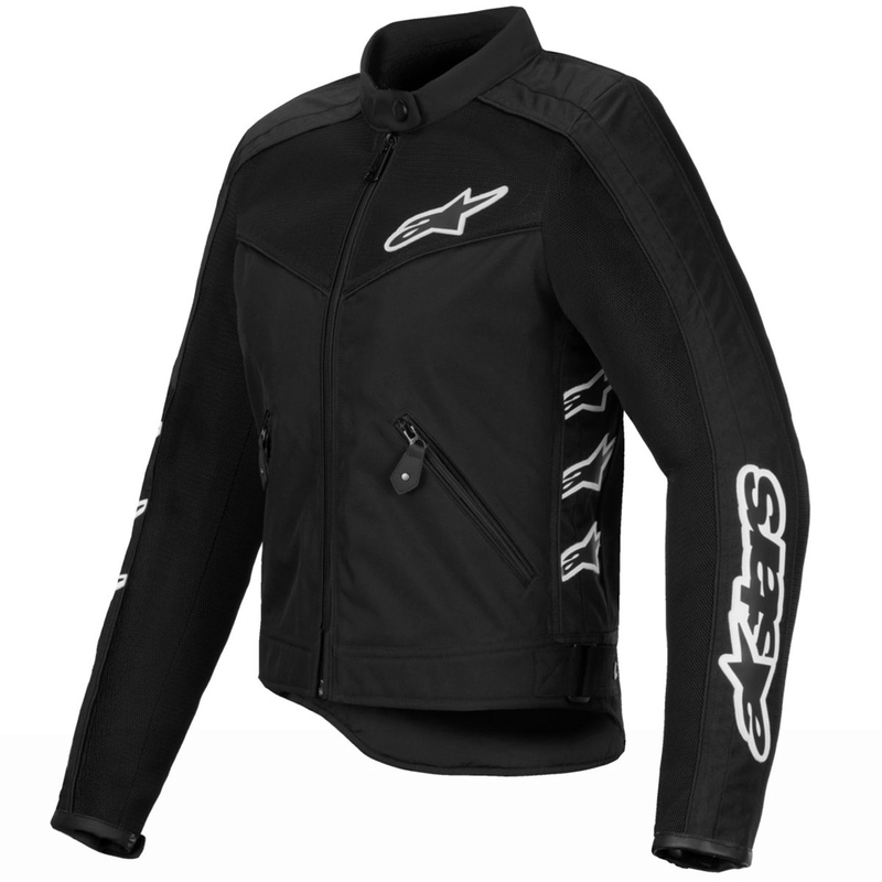 Alpinestars Sieviešu STELLA T-DYNO AIR melnā un baltā motocikla jaka