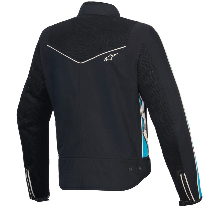 Alpinestars STELLA T-DYNO AIR Sieviešu motocikla jaka Black-Light Blue-Beige