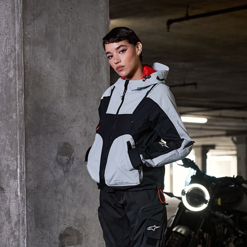 Alpinestars MOLLY AIR sieviešu motocikla jaka black-almond