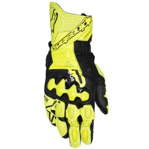 Alpinestars GP Plus R V3 fluo dzelteni melni motocikla cimdi