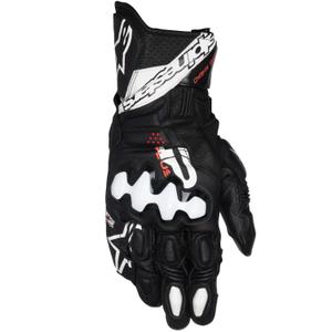 Alpinestars GP Plus R V3 motocikla cimdi melni un balti