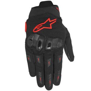 Alpinestars SP X 5 Air melni-fluo sarkani motocikla cimdi