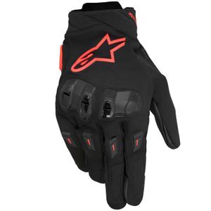 Alpinestars SP X 3 melni-fluo sarkani motocikla cimdi