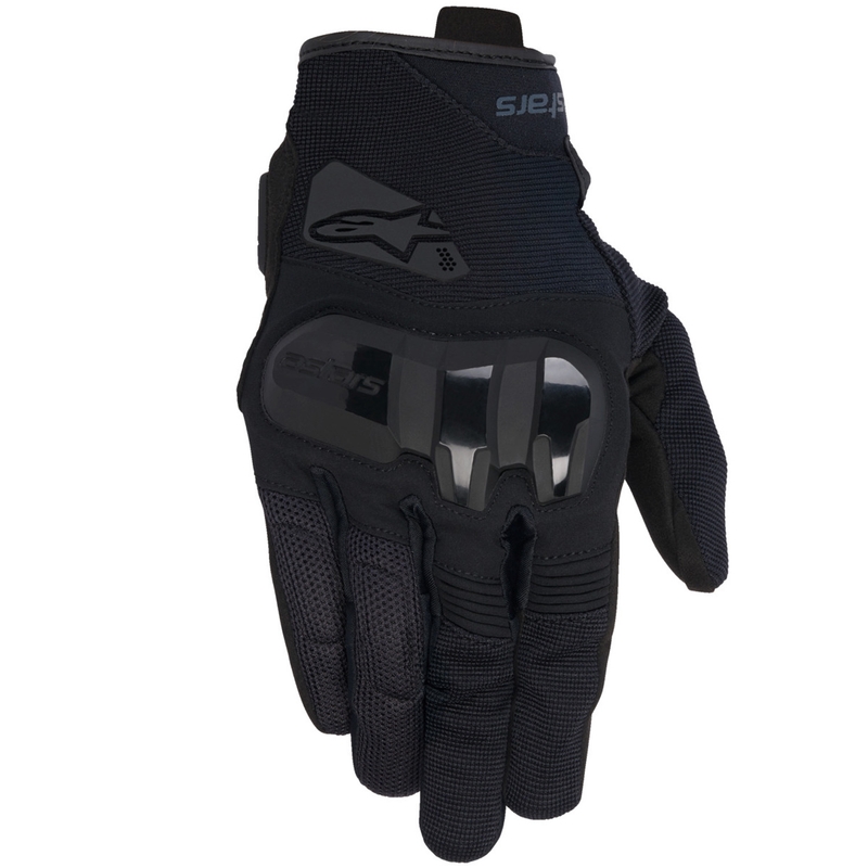 Alpinestars Chrom V2 sieviešu motocikla cimdi melni-tumši pelēki