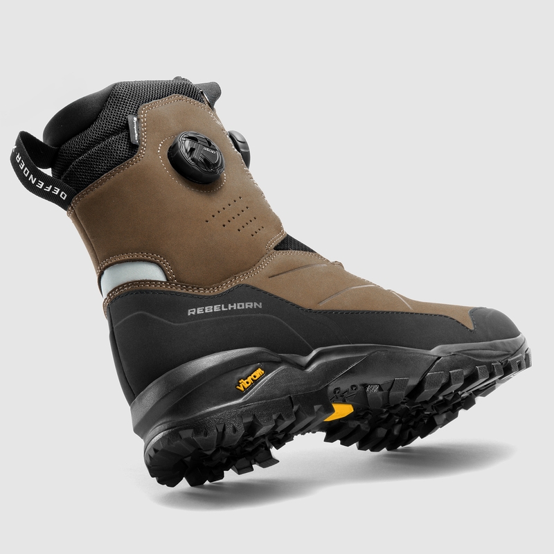 Motociklu zābaki Rebelhorn Defender X brūni