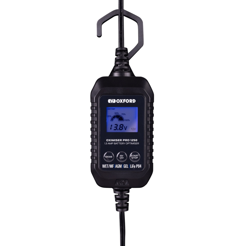 Akumulatoru lādētājs Oxford Oximiser Pro 1250 1,3A, 6/12V, 3,5-40Ah