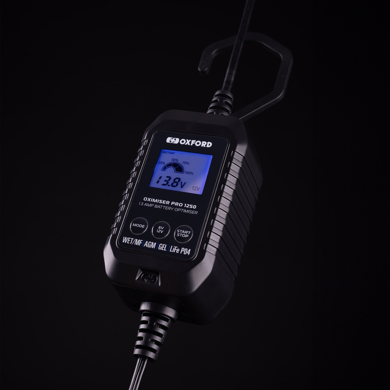 Akumulatoru lādētājs Oxford Oximiser Pro 1250 1,3A, 6/12V, 3,5-40Ah