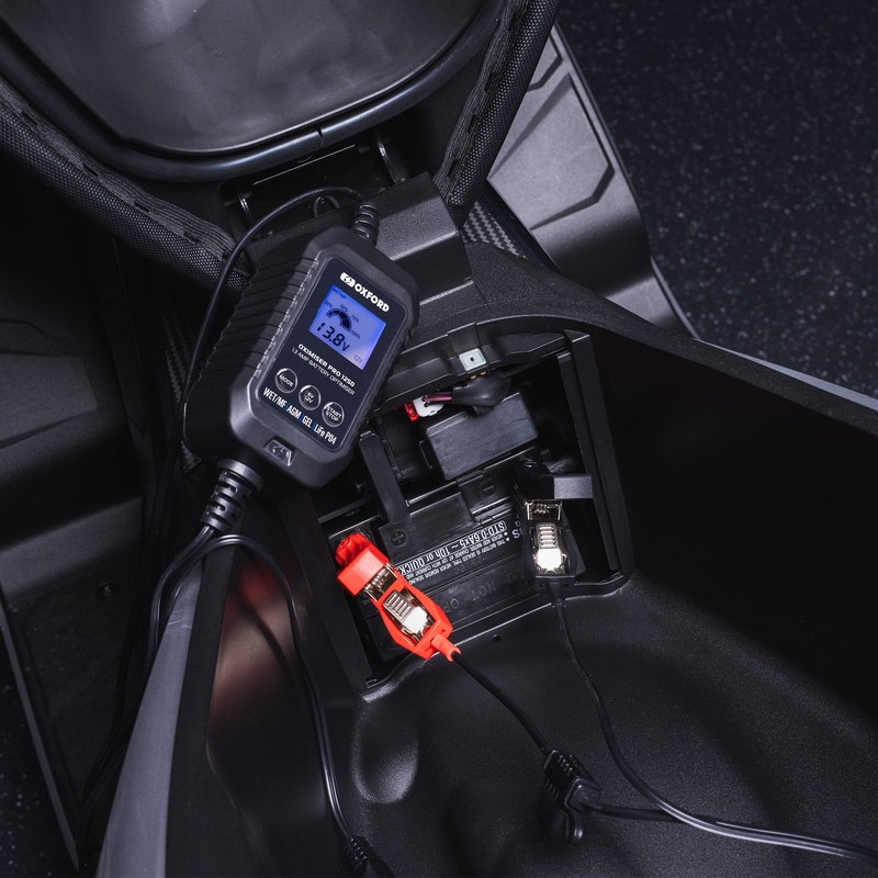 Akumulatoru lādētājs Oxford Oximiser Pro 1250 1,3A, 6/12V, 3,5-40Ah