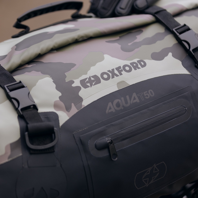 Ūdensnecaurlaidīgs Oxford Aqua T-50 Roll Bag kamuflāžas maisiņš