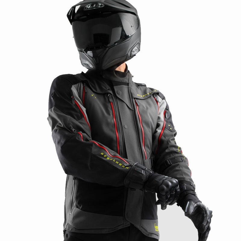 Rebelhorn Hardy 3.0 antracīta-pelēka-dzeltena motocikla jaka