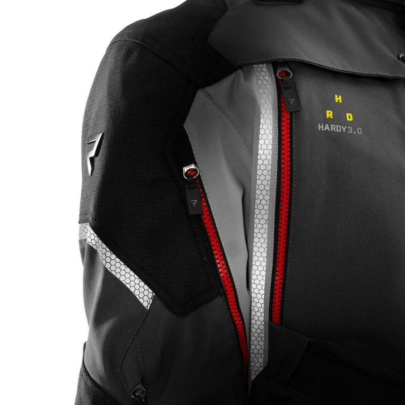 Rebelhorn Hardy 3.0 antracīta-pelēka-dzeltena motocikla jaka