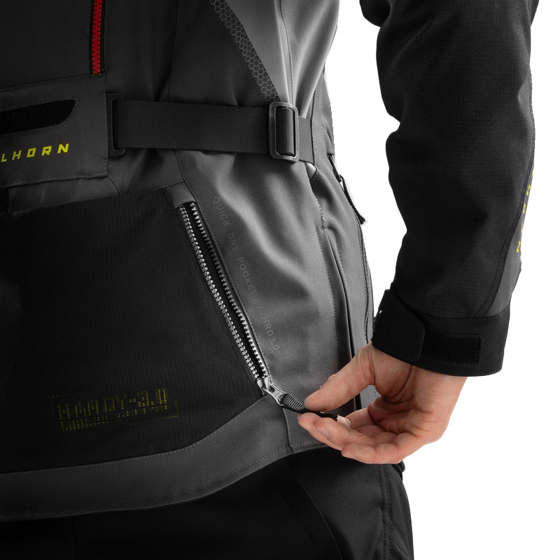 Rebelhorn Hardy 3.0 antracīta-pelēka-dzeltena motocikla jaka